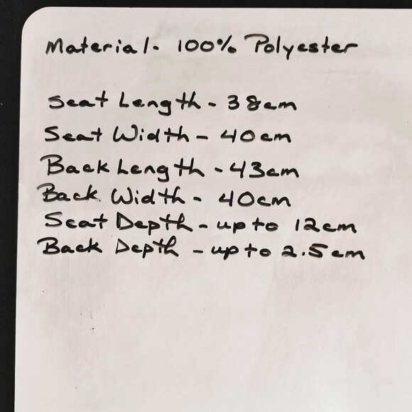 Set of 2 Chair Microsuede Covers NWOT #8 - Picture 12 of 12